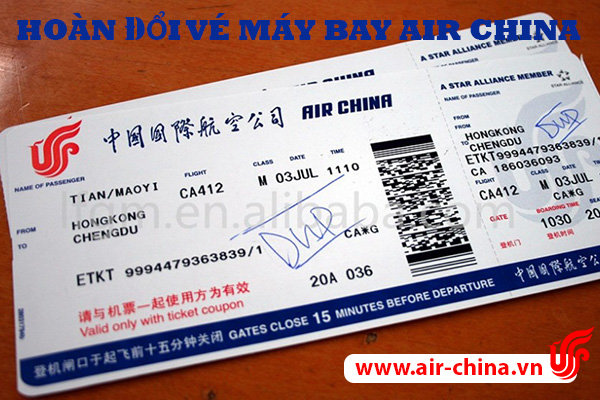 Hoàn đổi vé máy bay Air China
