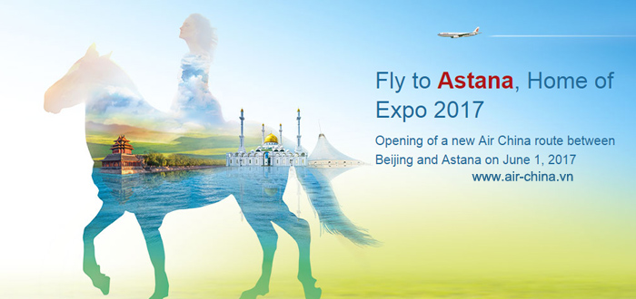 Khuyến mãi chặng bay đến Astana