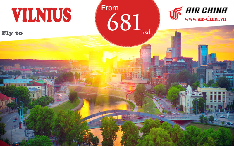 Vé máy bay đi Vilnius giá rẻ